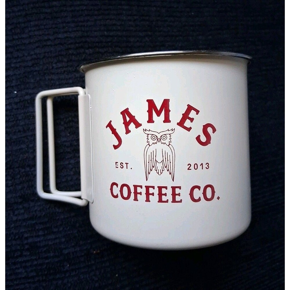 James Coffee Co. Camping Mug Coffee Cup Owl